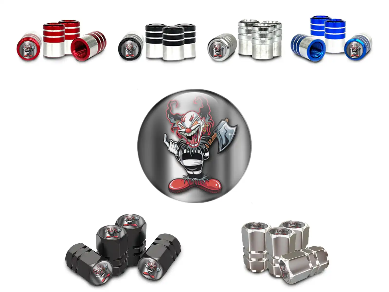 Tyre Valve Stem Caps for Bikes Minimal Design